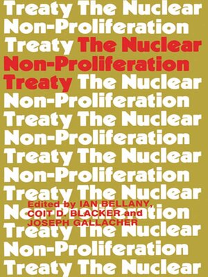 cover image of The Nuclear Non-proliferation Treaty